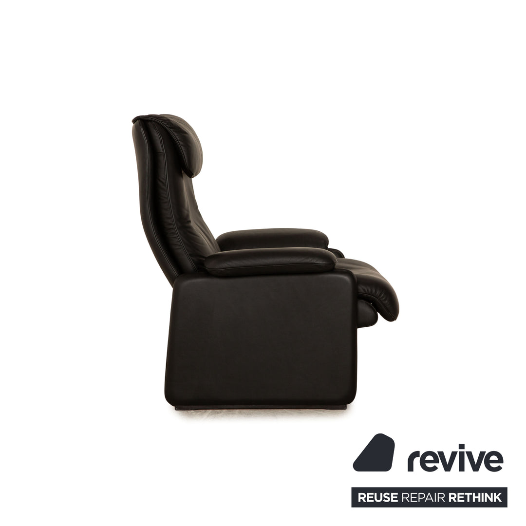 de Sede DS 2018 Leder Sessel Schwarz manuelle Funktion