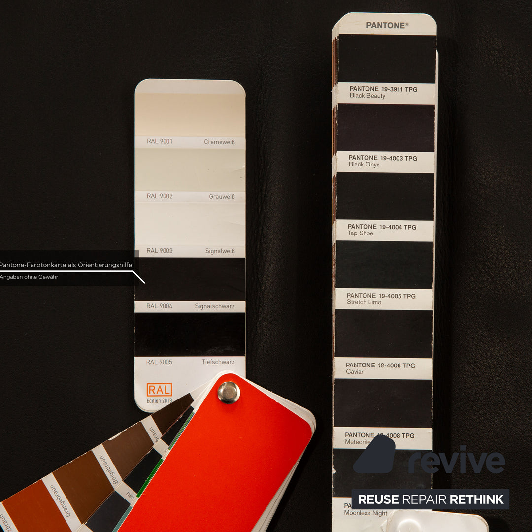 de Sede DS 2018 Leder Sessel Schwarz manuelle Funktion