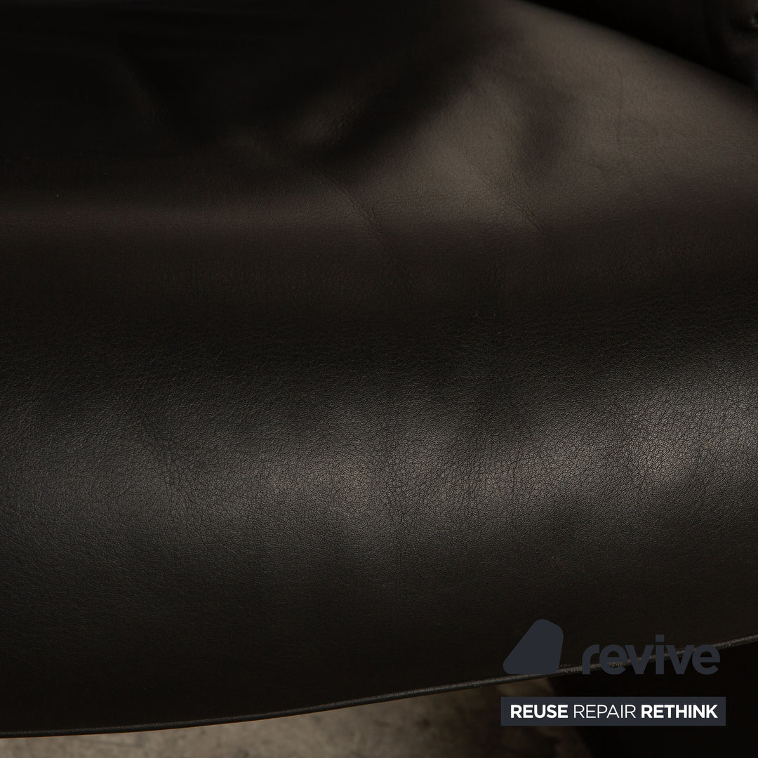 de Sede DS 2018 Leder Sessel Schwarz manuelle Funktion