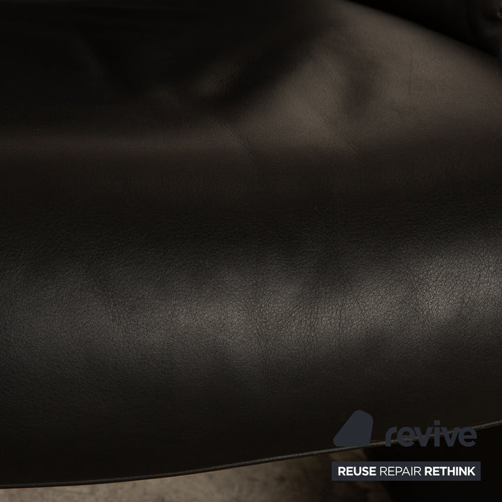 de Sede DS 2018 Leder Sessel Schwarz manuelle Funktion