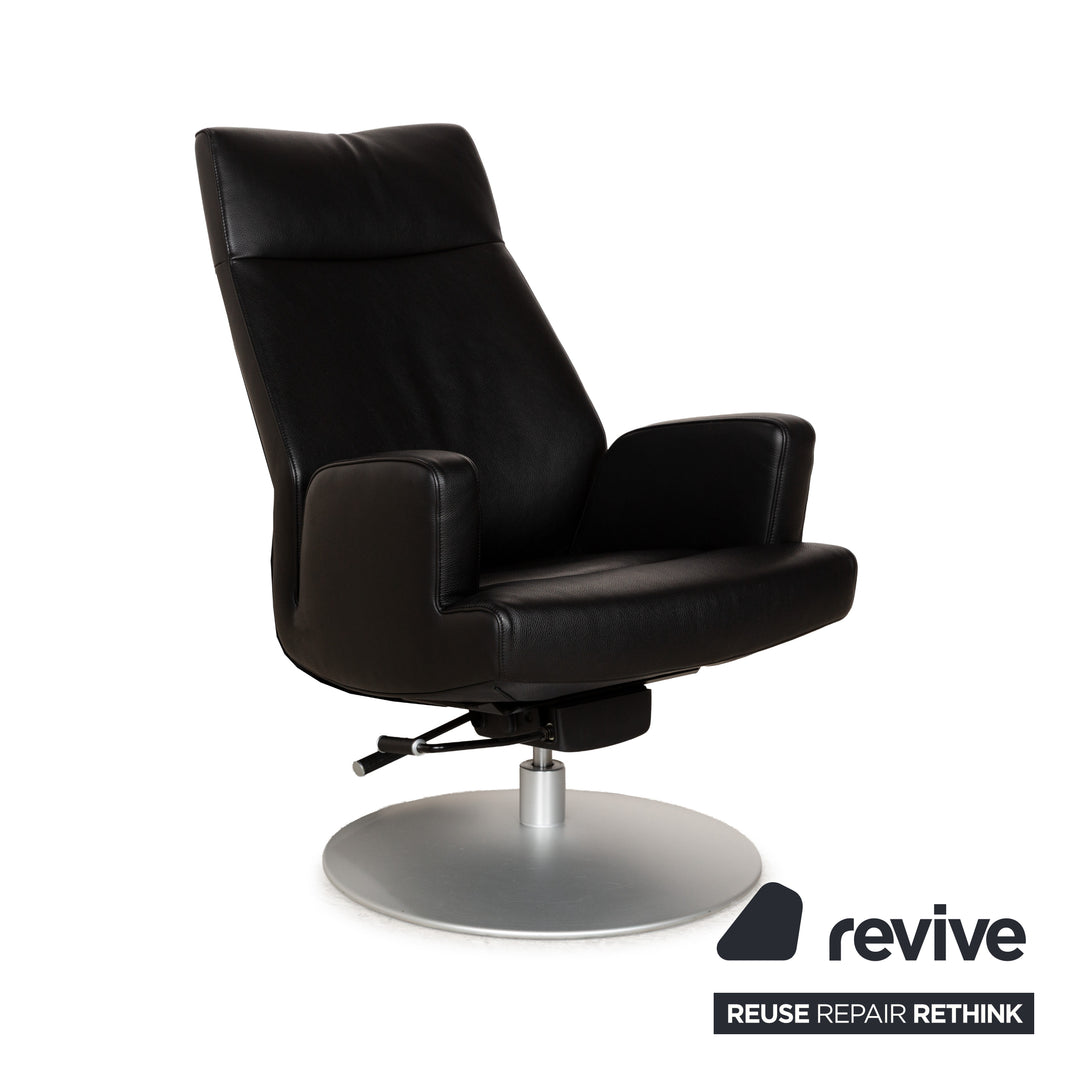 de Sede DS-256 Leder Sessel-Garnitur Schwarz manuelle Funktion