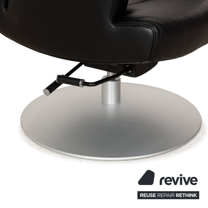 de Sede DS-256 Leder Sessel-Garnitur Schwarz manuelle Funktion