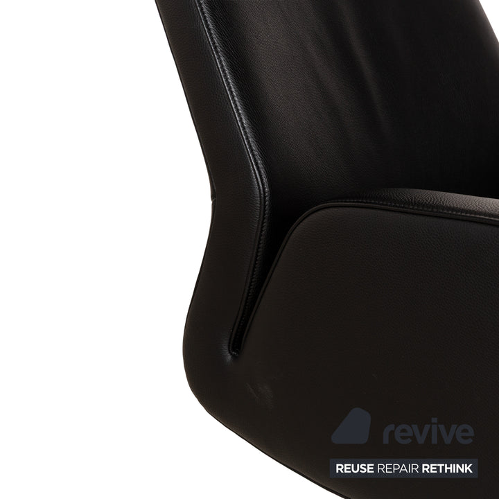 de Sede DS-256 Leder Sessel-Garnitur Schwarz manuelle Funktion