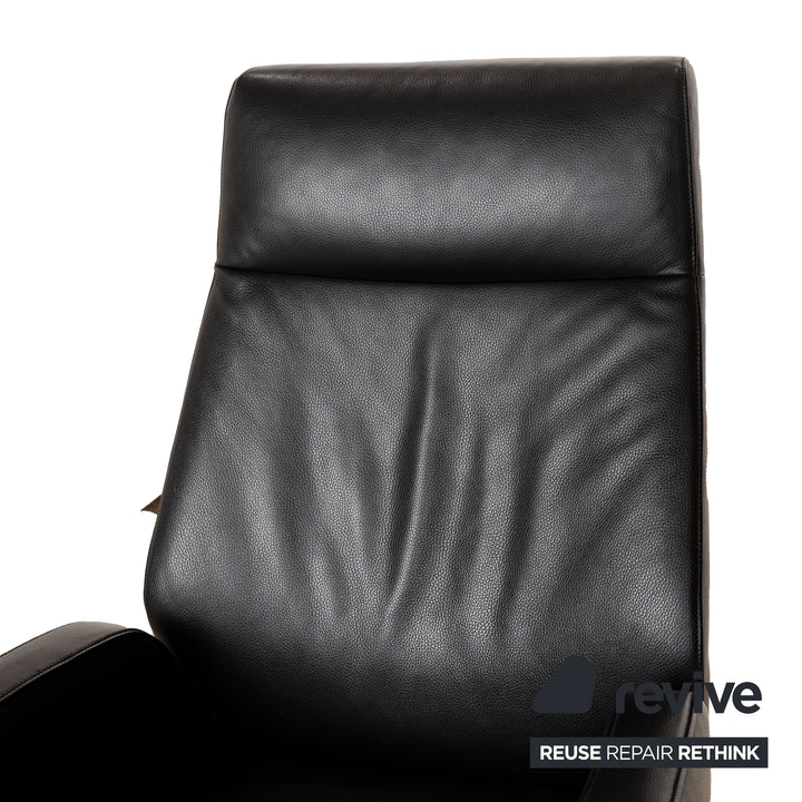 de Sede DS-256 Leder Sessel-Garnitur Schwarz manuelle Funktion