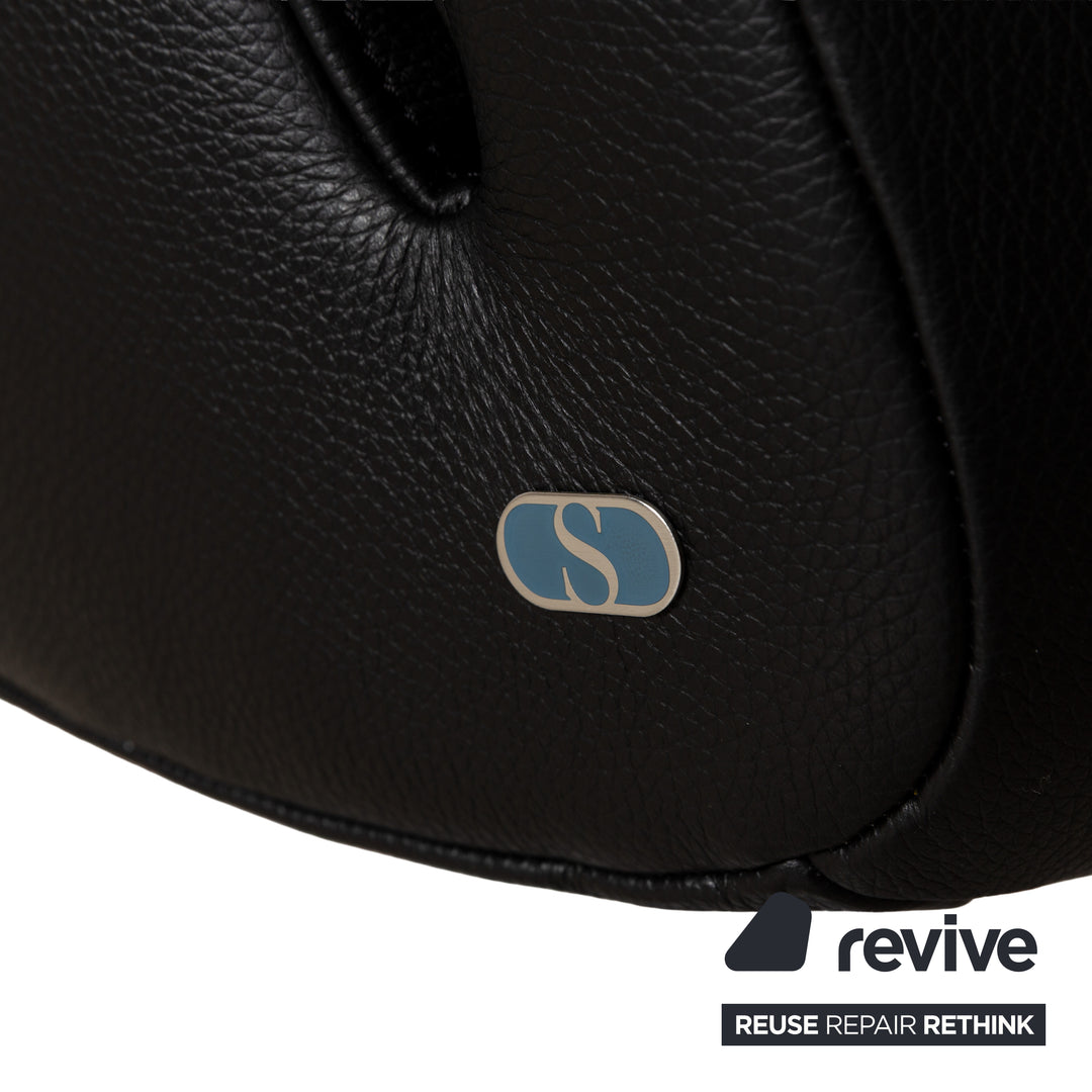 de Sede DS-256 Leather Armchair Black Manual Function