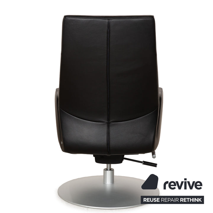 de Sede DS-256 Leder Sessel Schwarz manuelle Funktion