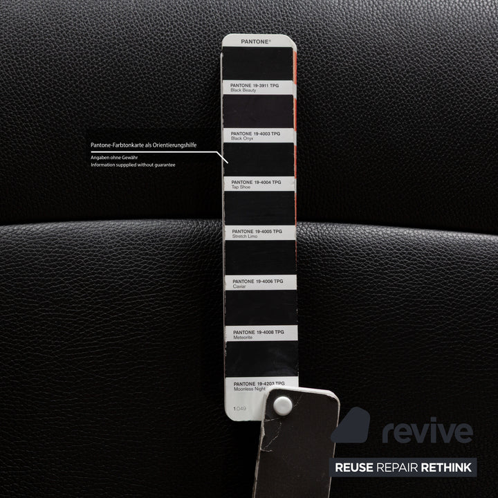 de Sede DS-256 Leder Sessel Schwarz manuelle Funktion