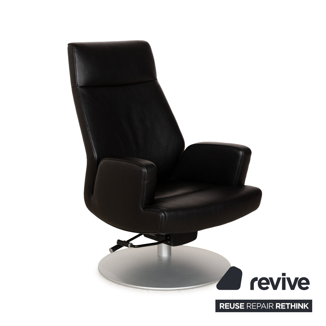 de Sede DS-256 Leather Armchair Black Manual Function