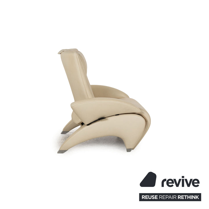 De Sede DS 260 Leather Armchair Beige Manual Function