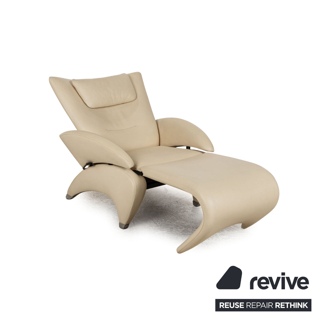 De Sede DS 260 fauteuil en cuir beige fonction manuelle