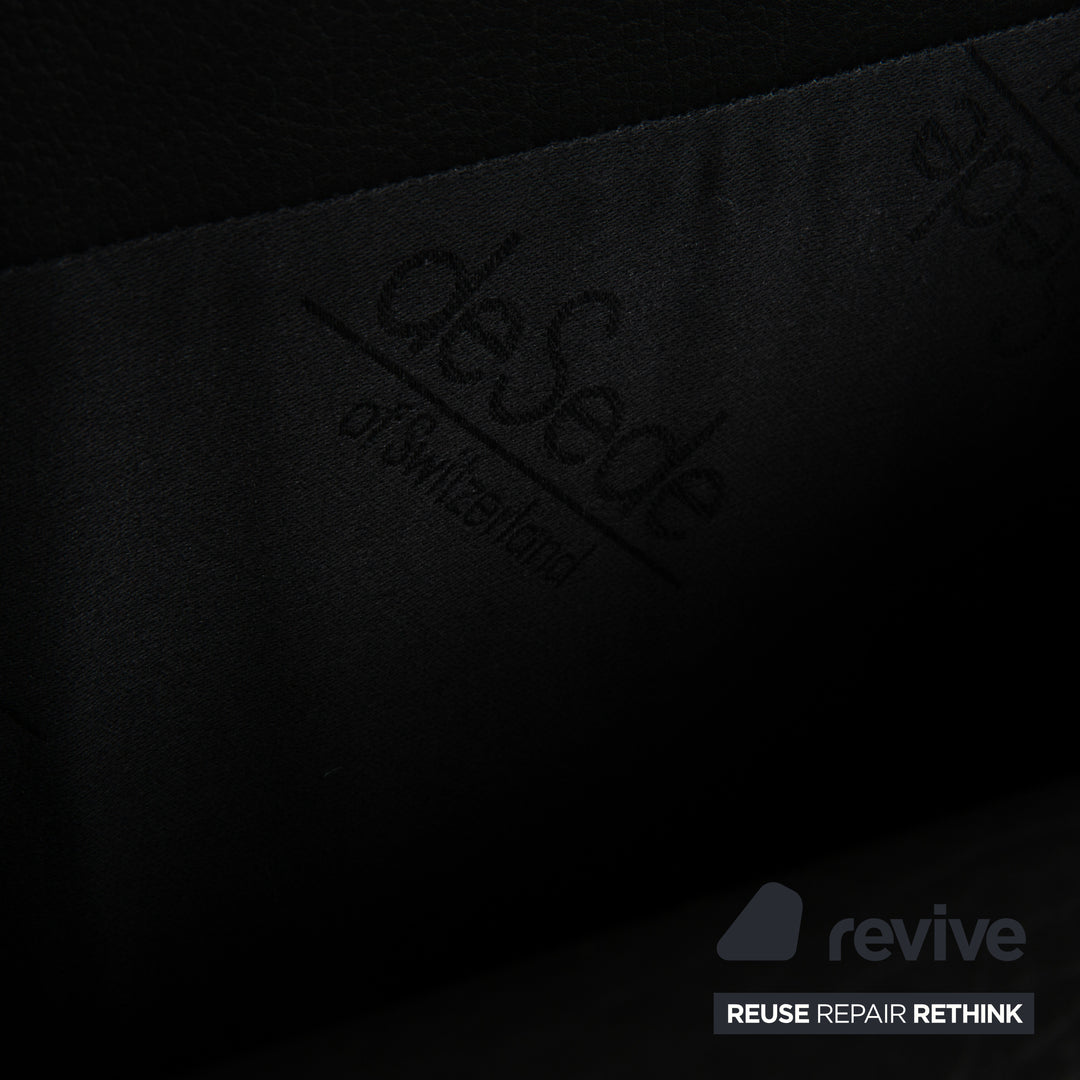 de Sede DS-270 Leather 2x Armchair Black Slate