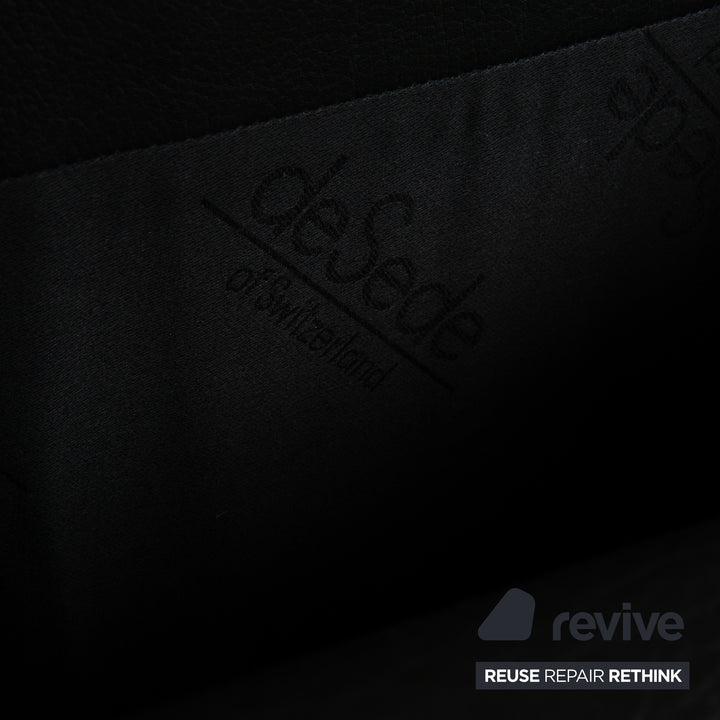de Sede DS-270 Leather 2x Armchair Black Slate