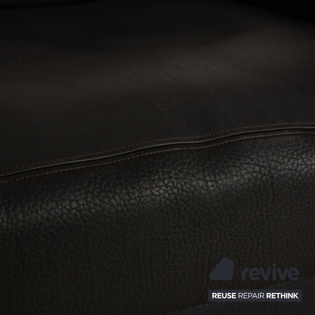 de Sede DS-270 Leather 2x Armchair Black Slate
