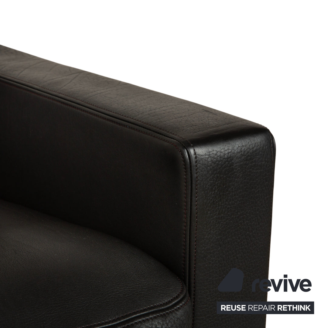 de Sede DS-270 Leather 2x Armchair Black Slate