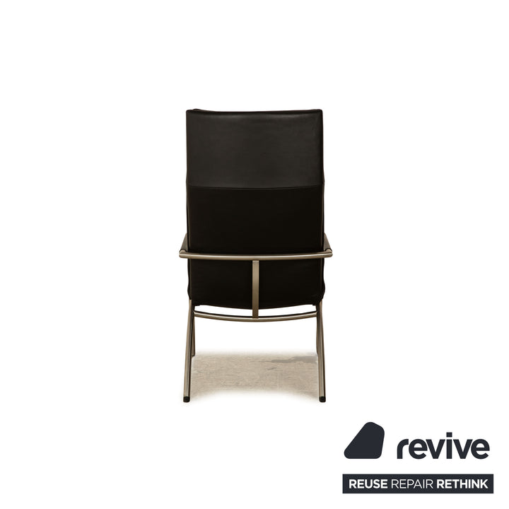 de Sede DS 270 Leder Sessel Schwarz inkl. Hocker