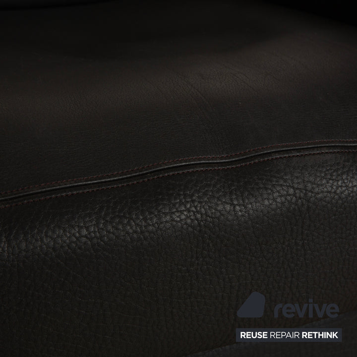 de Sede DS-270 Leder Sessel Schwarz Schiefer