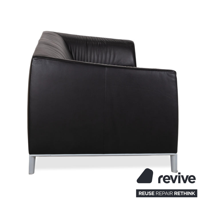 de Sede DS-276 Leder Zweisitzer Schwarz Sofa Couch