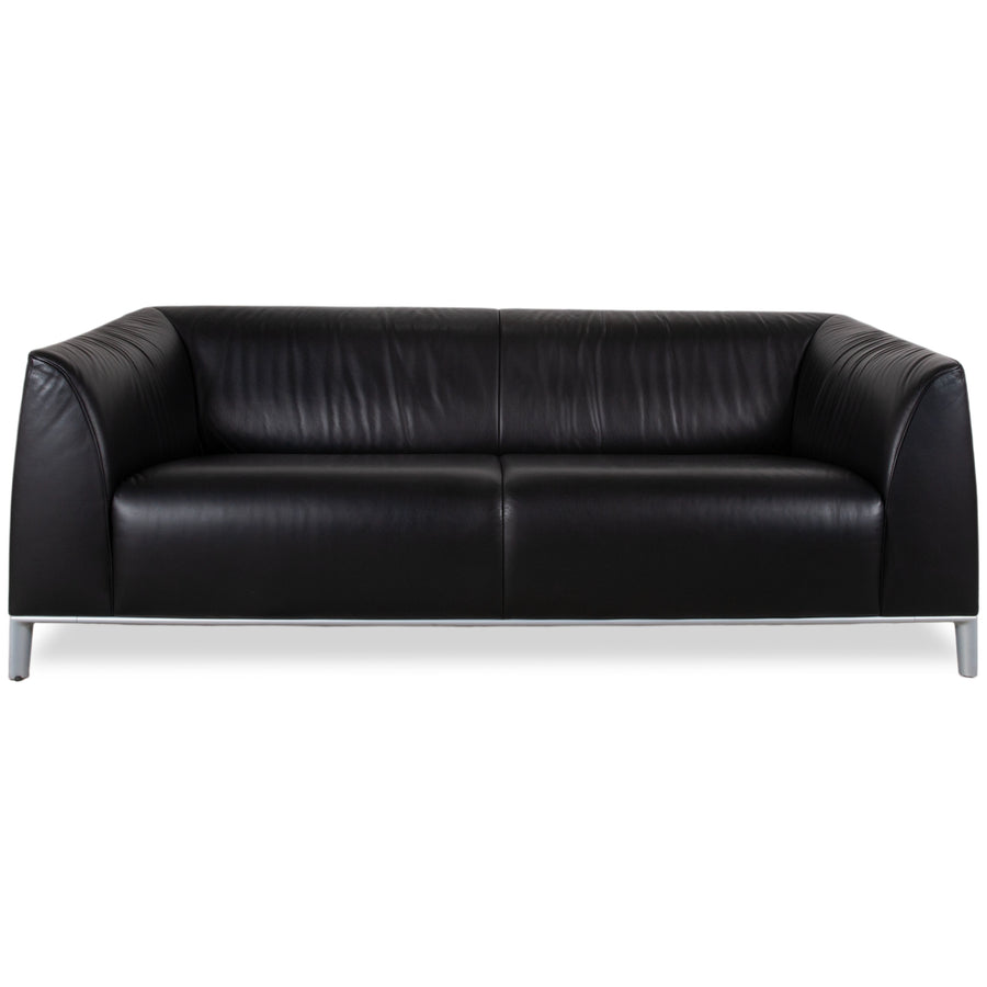 de Sede DS-276 Leder Zweisitzer Schwarz Sofa Couch