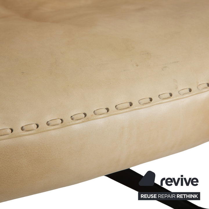 de Sede DS-31 Leder Sessel Creme manuelle Funktion