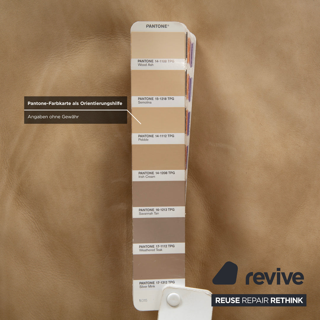 de Sede DS-31 Leder Sessel Creme manuelle Funktion