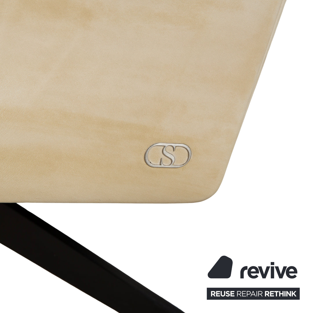 de Sede DS-31 Leder Sessel Creme manuelle Funktion