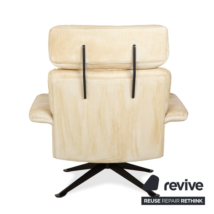 de Sede DS-31 Leder Sessel Creme manuelle Funktion