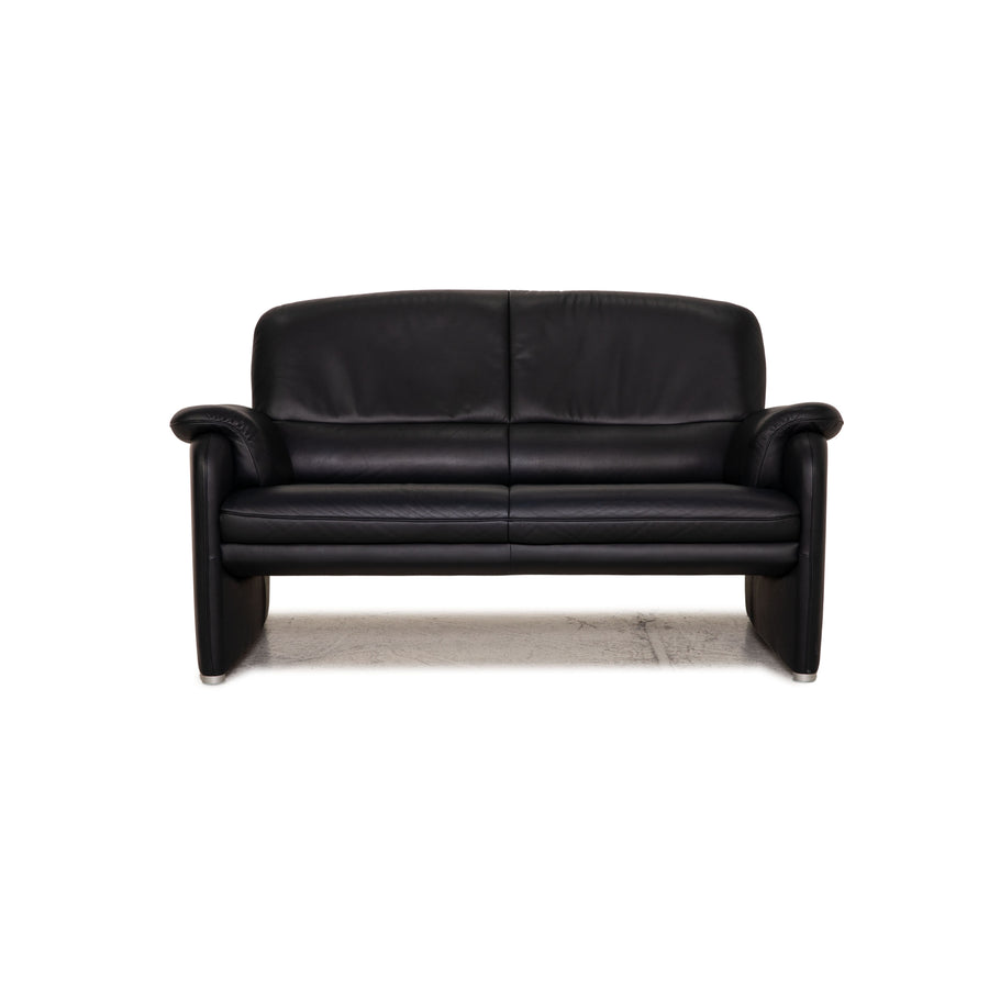 de sede DS 320 Leder Sofa Dunkelblau Zweisitzer Couch