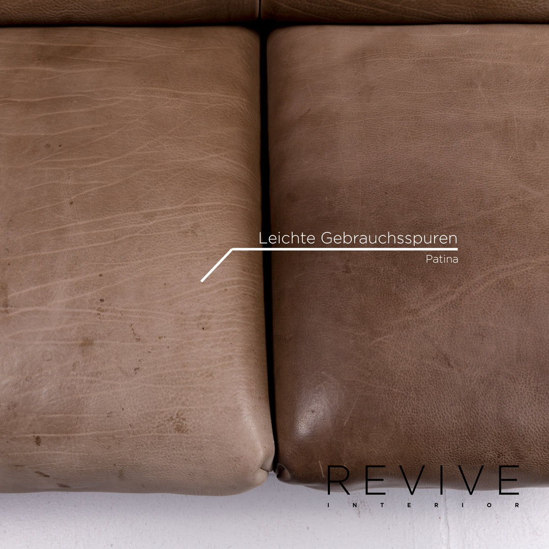 de Sede DS 42 leather sofa brown two-seater couch #10340