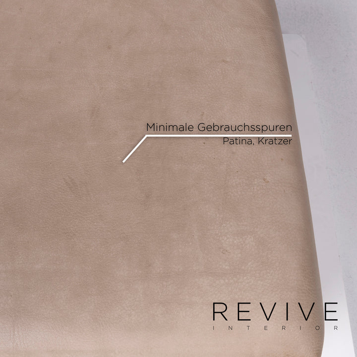 de Sede DS 42 Leder Sofa Garnitur Braun 1x Dreisitzer 1x Zweisitzer 2x Sessel 1x Hocker #10566