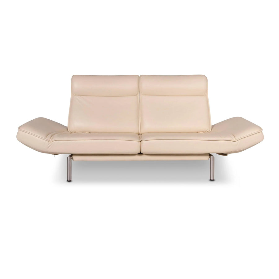de Sede DS-450 Leder Sofa Beige Zweisitzer Couch Creme manuelle Relaxfunktion by Thomas Althaus