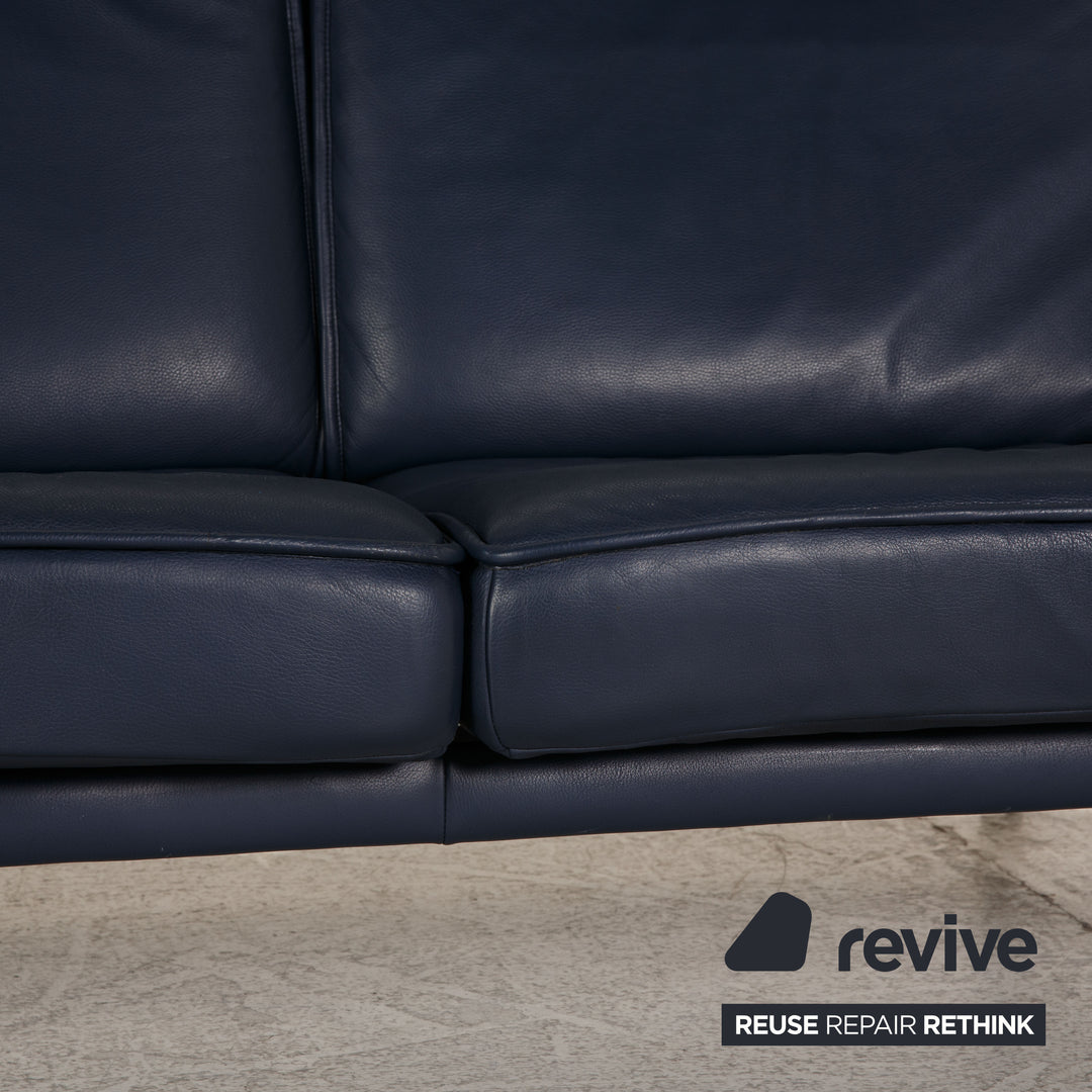 de Sede DS 450 canapé en cuir bleu fonction canapé deux places fonction relaxation