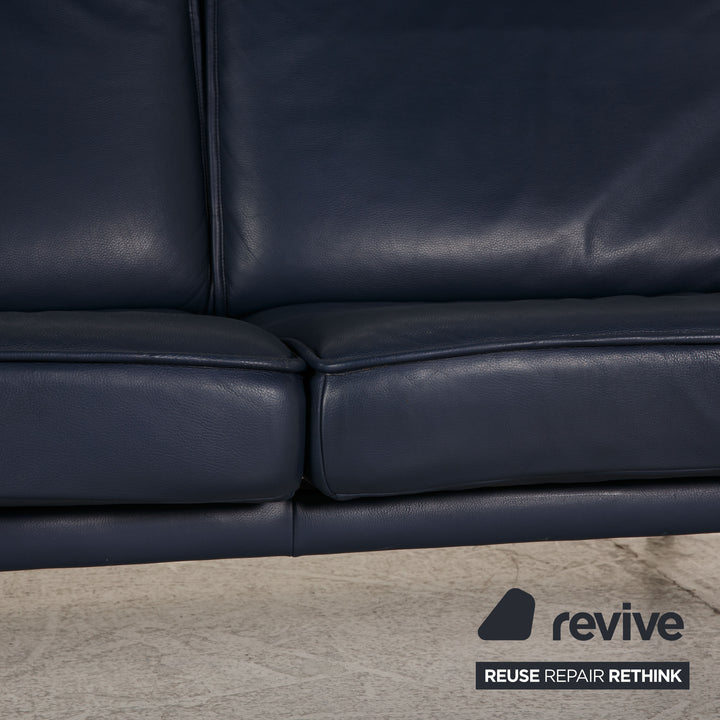 de Sede DS 450 canapé en cuir bleu fonction canapé deux places fonction relaxation