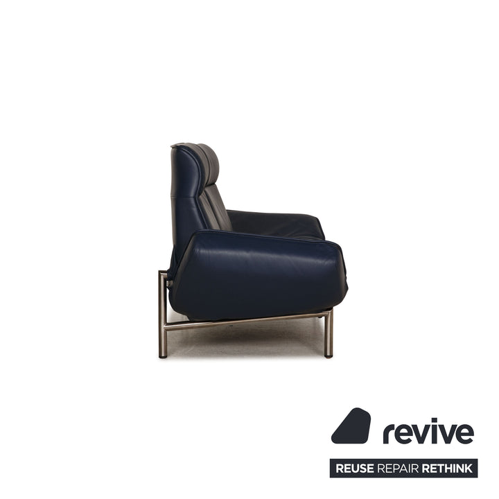 de Sede DS 450 canapé en cuir bleu fonction canapé deux places fonction relaxation