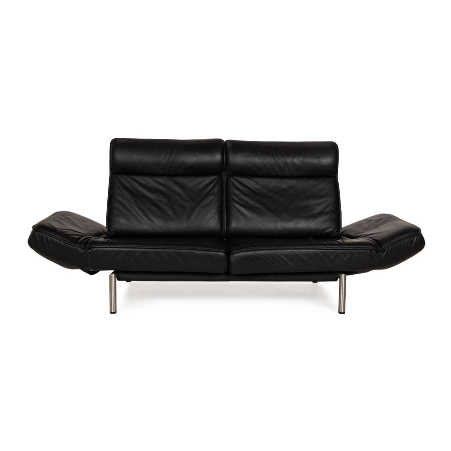 de Sede DS 450 Leder Zweisitzer Schwarz manuelle Funktion	Sofa Couch