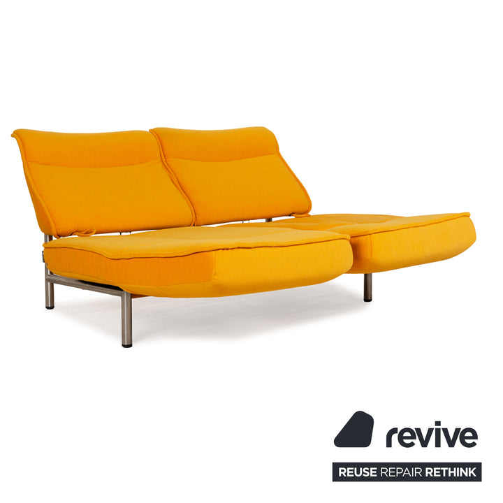 De Sede DS-450 tissu deux places orange fonction manuelle nouvelle housse