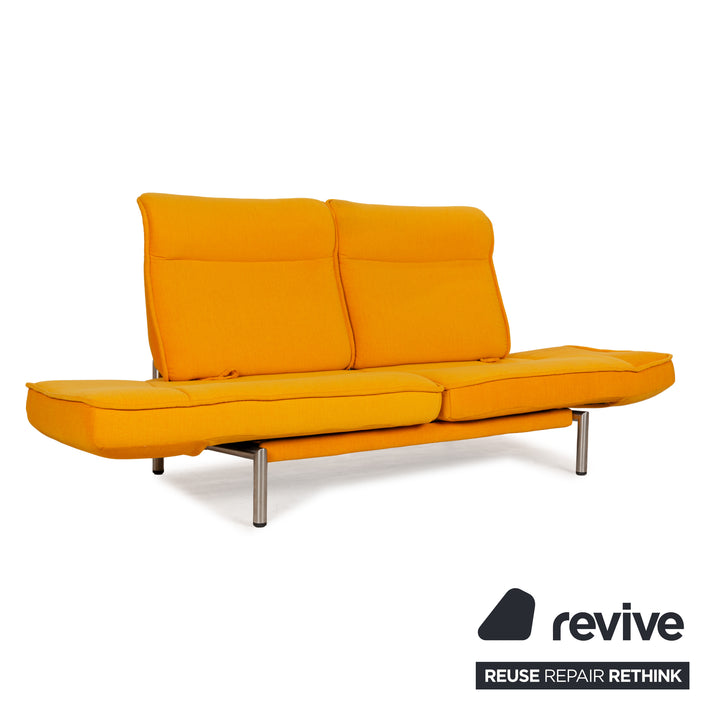 De Sede DS-450 tissu deux places orange fonction manuelle nouvelle housse