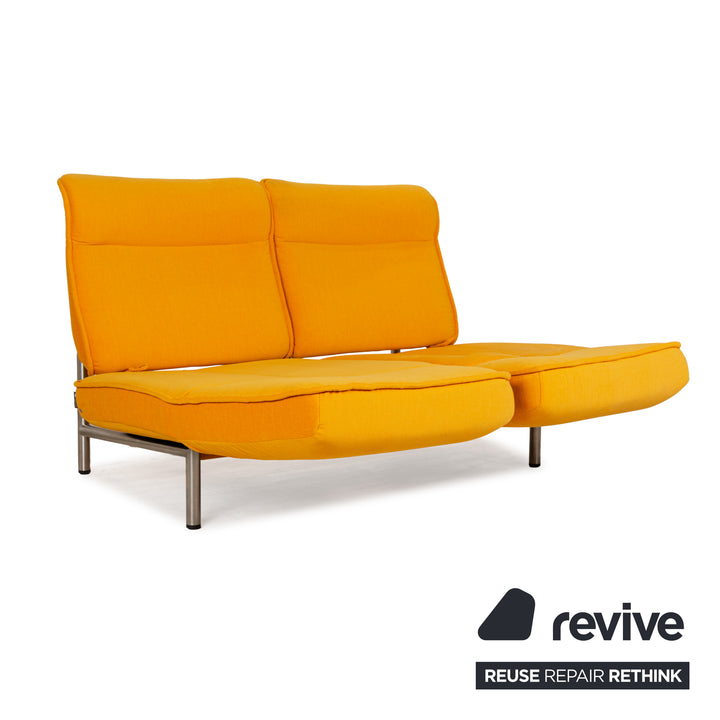 De Sede DS-450 tissu deux places orange fonction manuelle nouvelle housse
