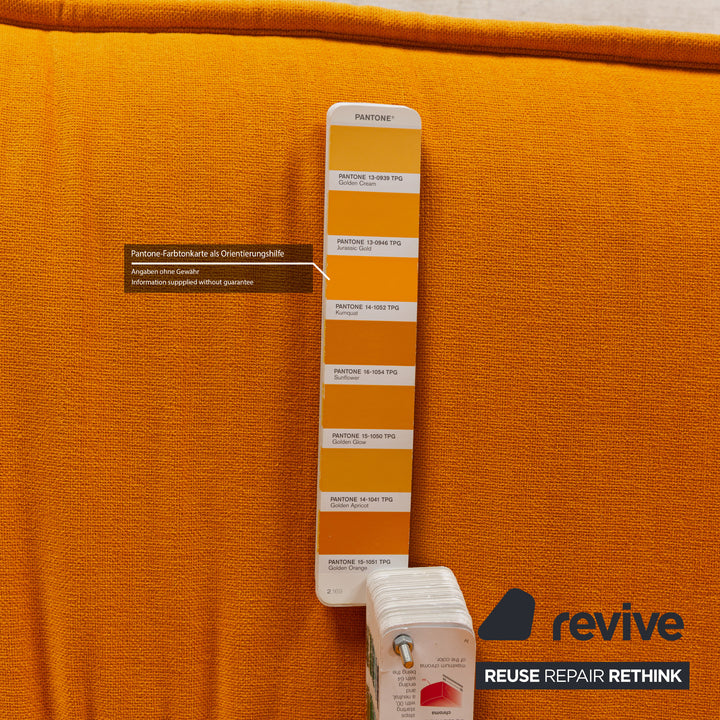De Sede DS-450 tissu deux places orange fonction manuelle nouvelle housse