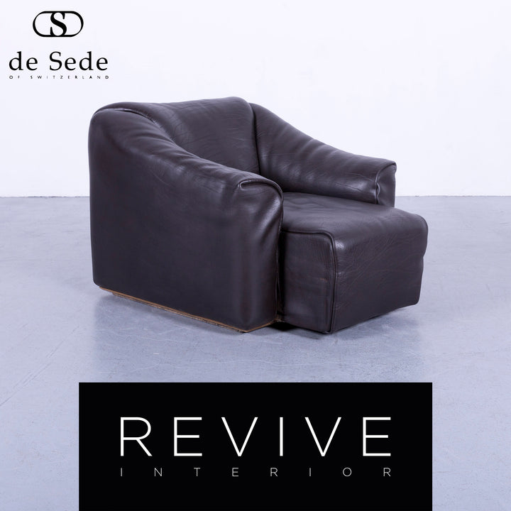 de Sede DS 47 Designer Leder Sessel Braun Einsitzer Echtleder Funktion #5982