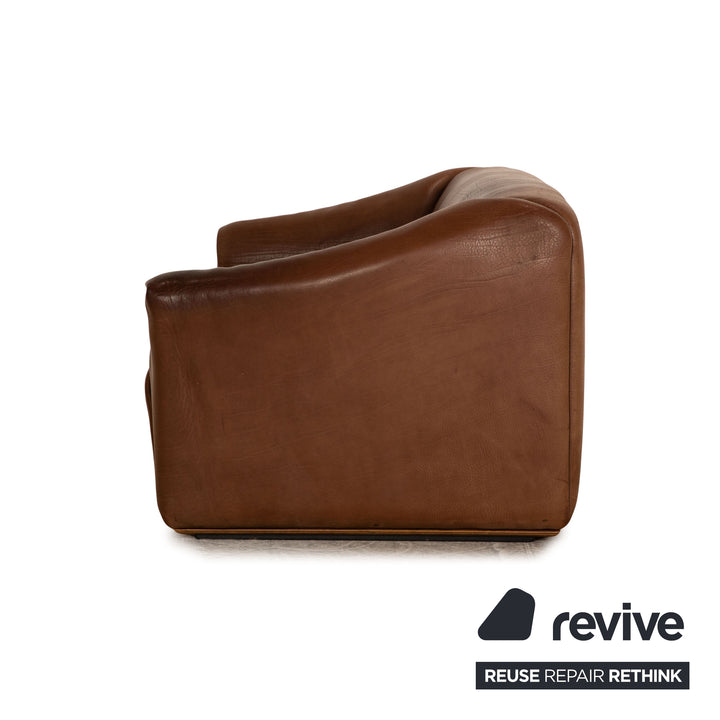 de Sede DS 47 Leder Dreisitzer Braun Sofa Couch