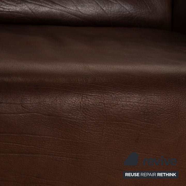 de Sede DS 47 Leder Dreisitzer Braun Sofa Couch