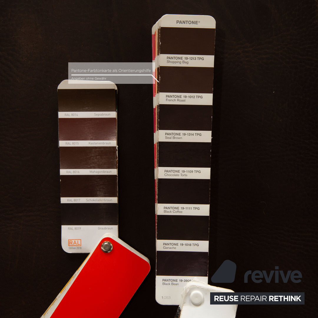 de Sede DS 47 Leder Dreisitzer Braun Sofa Couch manuelle Funktion