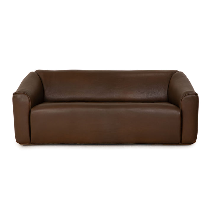 de Sede DS 47 Leder Dreisitzer Braun Sofa Couch manuelle Funktion