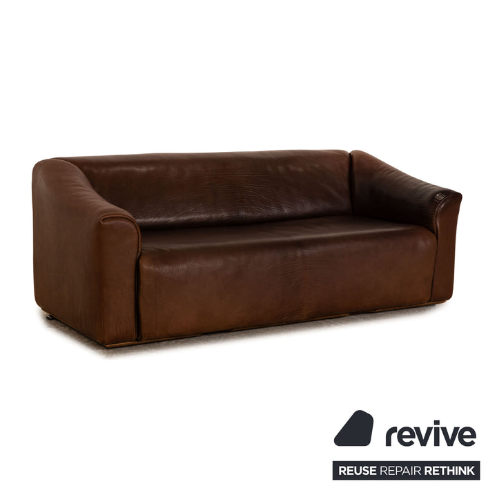 de Sede DS 47 Leder Dreisitzer Braun Sofa Couch