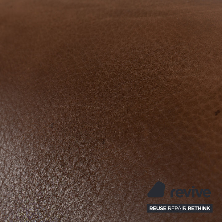 De Sede DS-47 Leder Dreisitzer Dunkelbraun Sofa Couch manuelle Funktion