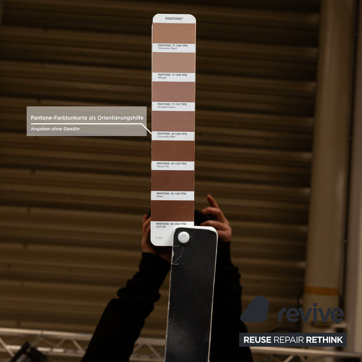 Table basse en cuir et verre marron De Sede DS-47