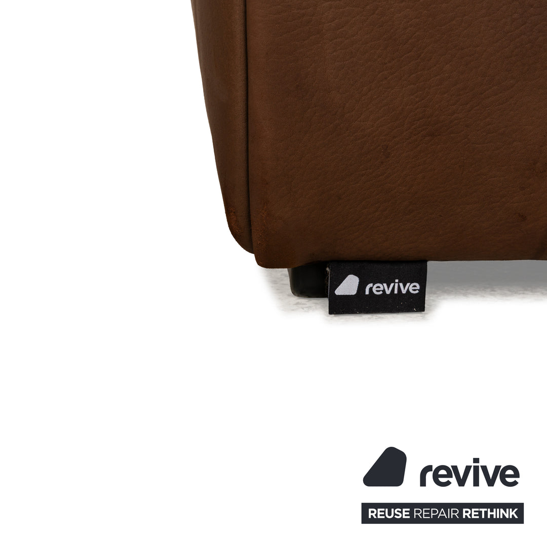 De Sede DS-47 Leather Stool Dark Brown