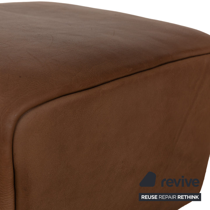 De Sede DS-47 Leder Hocker Dunkelbraun