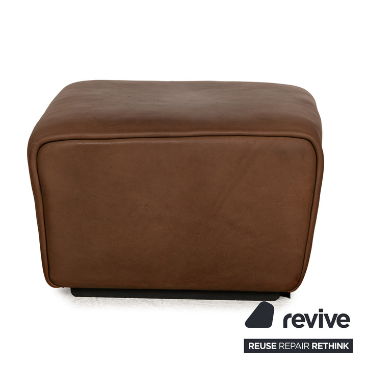 De Sede DS-47 Leder Hocker Dunkelbraun