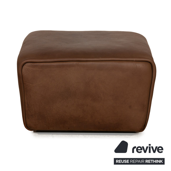 De Sede DS-47 Leder Hocker Dunkelbraun